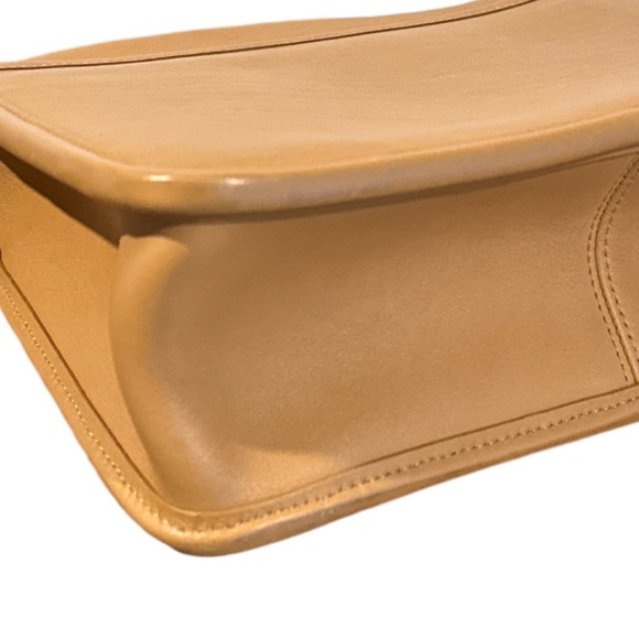 Coach Vintage Rambler’s Leather Crossbody Shoulder Purse Camel - Picture 10 of 13